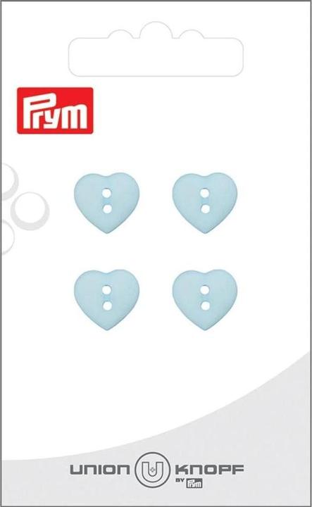 Immagine prodotto Prym Bottoni cuore 12 mm, 4 pezzi, blu