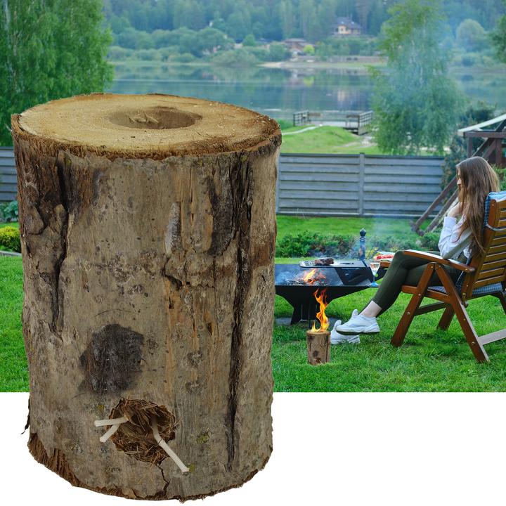 Immagine prodotto Natura Punto Torcia svedese con tronco di fuoco 12 x 18 cm