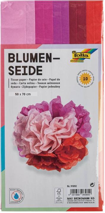 Produktbild Folia Seidenpapier Ton in Ton Mix rot (20 g/m², 10 x)