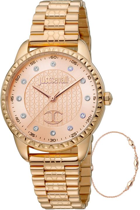 Actual product image Just Cavalli Set Emozioni JC1L176M0075 Ladies Watch (Analogue wristwatch, 34 mm)