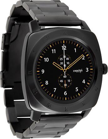 Xlyne Smart Watch NARA X-Watch black chrome - dark steel (46 mm)