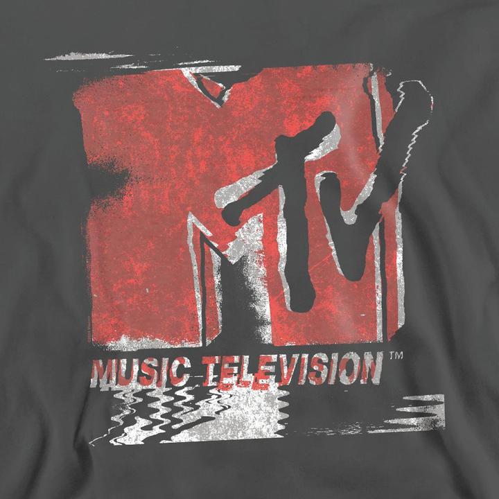 Immagine prodotto MTV Felpa Logo Slavato Adulto Unisex (L)