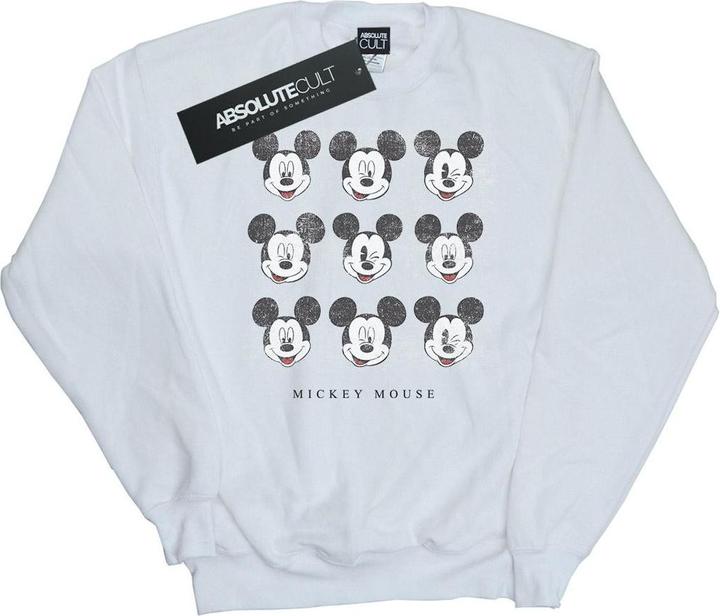 Actual product image Disney Girls Mickey Mouse Wink And Smile Sweatshirt (116)