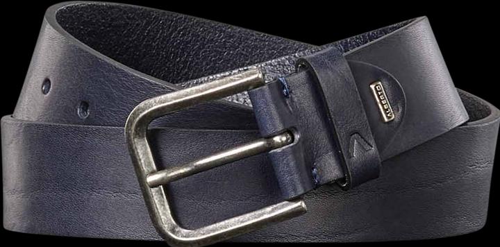 Alberto Bull Leather Belt Navy (85)