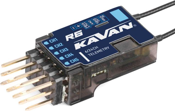 Kavan R6 6-Kanal 2,4 GHz ACCESS und ACCST D16 Telemetrie-Empfänger mit S.BUS