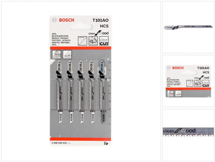 Image du produit Bosch Professional Zubehör Lame Jigsaw T 101 AO, Clean