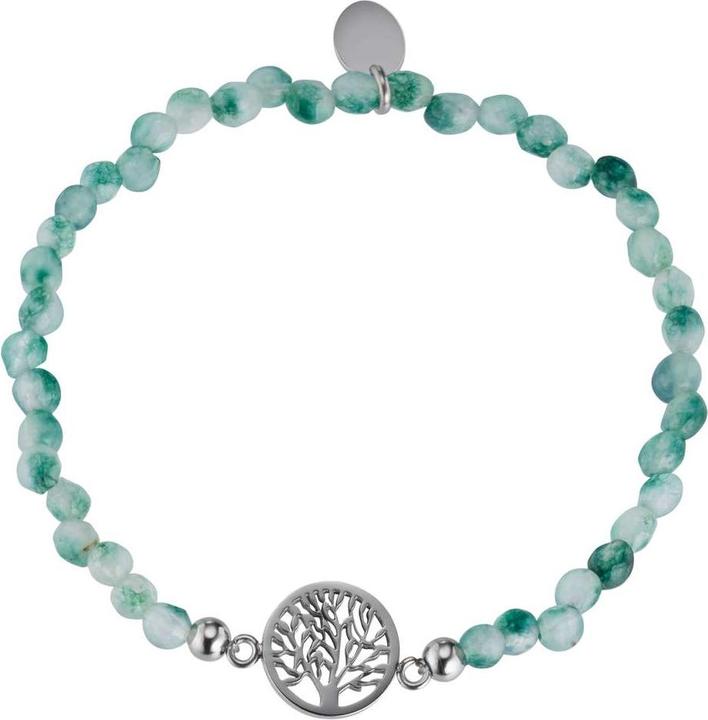 Produktbild Bijouteria Armband (19 cm, Jade, Edelstahl)