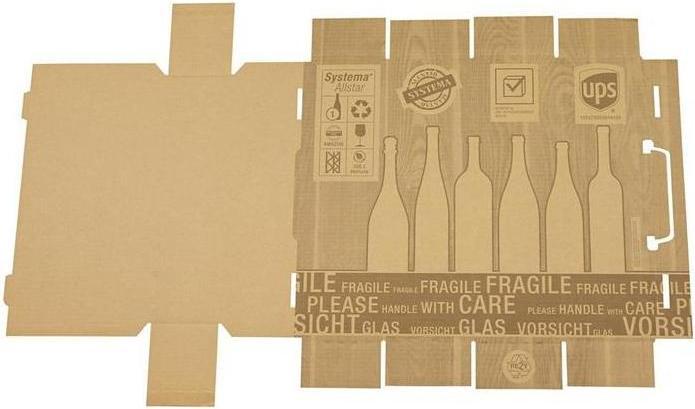 Immagine prodotto Transpak Bottiglia in cartone PTZ a 2 pareti dimensioni 107x107x390mm qualità 2.3BC marrone affrancata (20 x)