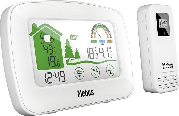 Produktbild Mebus 11038 11038 Funk-Wetterstation