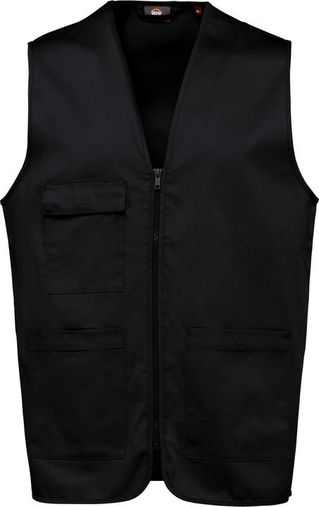 Actual product image Kariban Multi-pocket polycotton vest (L)
