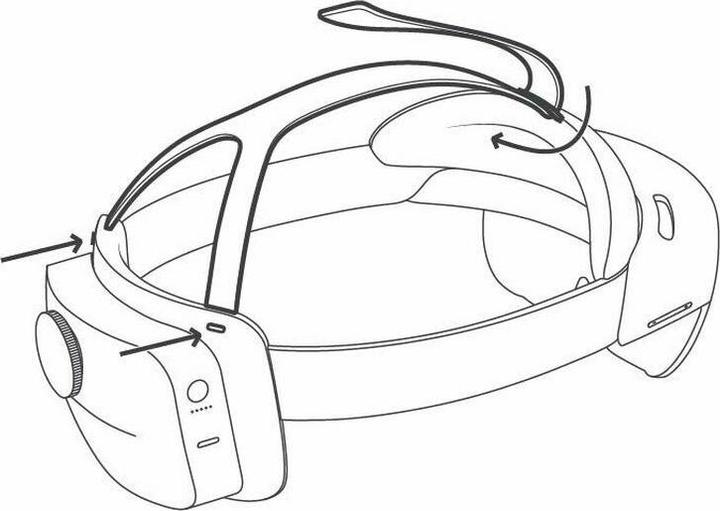 Actual product image Microsoft Overhead strap for data glasses (smart glasses)
