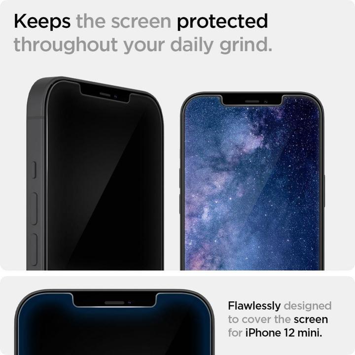 Produktbild Spigen Glas TR Displayschutzfolie 1 St. (1 Stück, Apple iPhone 12 mini)