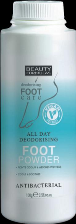 Produktbild Beauty Formulas All Day Deodorising Foot Powder Antibacterial Foot Powder 100G (Fussbad)