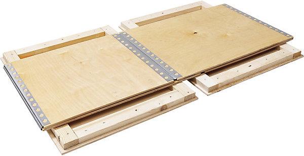 Actual product image eurokraft basic Plywood folding box with runners ECONOMY