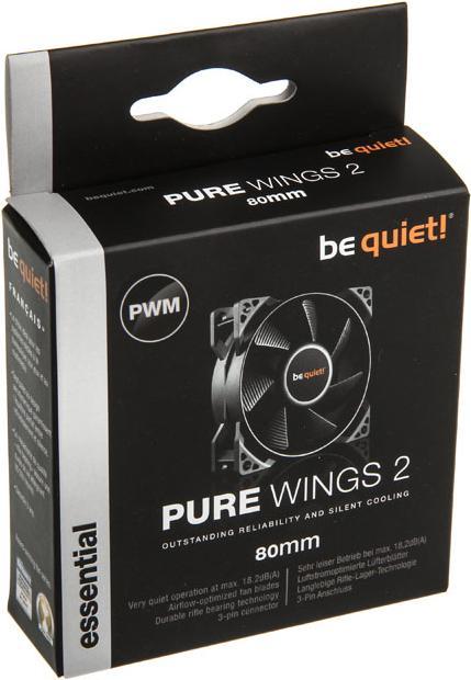 Actual product image be quiet! Pure Wings 2 (80 mm, 1 x)