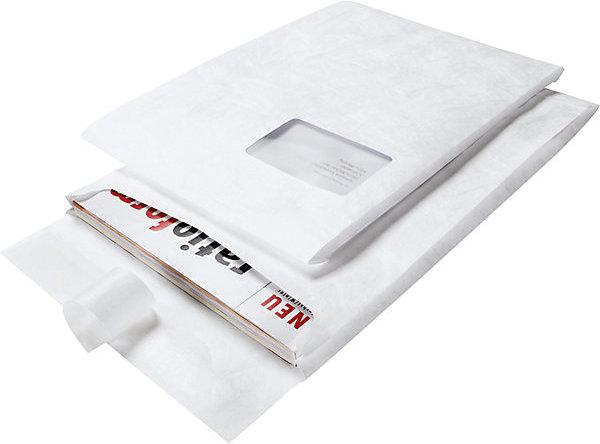 Actual product image kaiserkraft Tyvek® side gusset pockets (100 x)