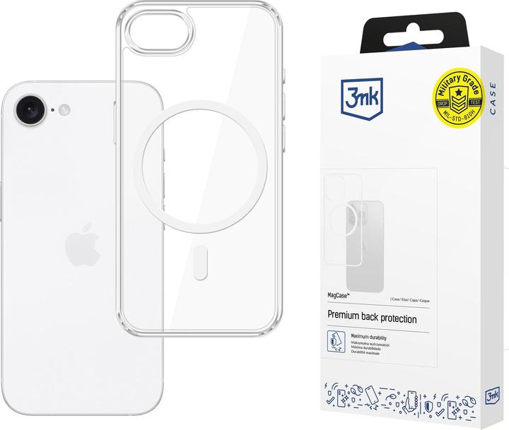 Produktbild 3MK MagCase Case for Apple iPhone 16e / SE4 - Transparent (Apple iPhone 16e)