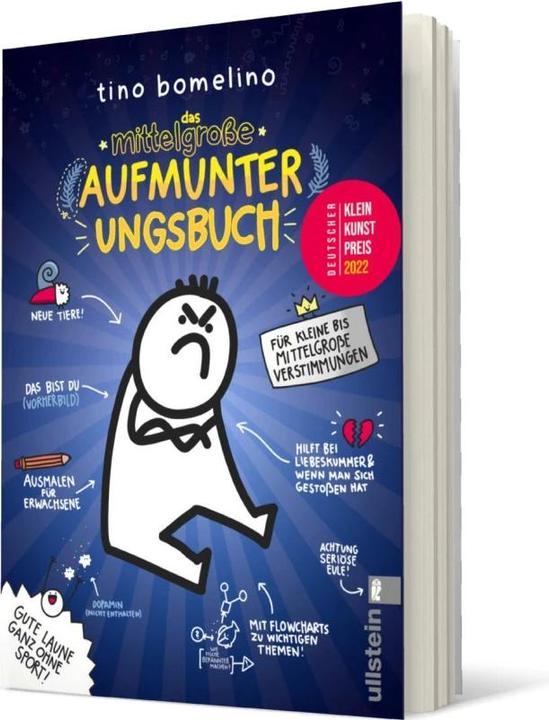 Produktbild Das mittelgrosse Aufmunterungsbuch (Deutsch, Tino Bomelino, 2020)