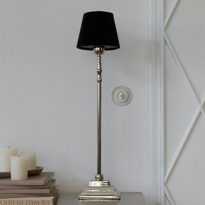 Actual product image Loberon Lampshade Mitters velvet black