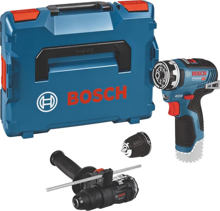 L-Boxx, GSR 12V-35 FC, Insert, Depth stop, GFA 12-B (drill chuck), GFA 12-H (hammer attachment)