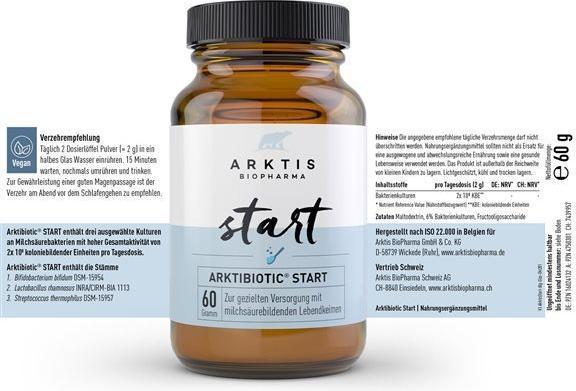 Produktbild Arktis Start Arktibiotic Start Plv (1 Stück, Pulver, 100 g)