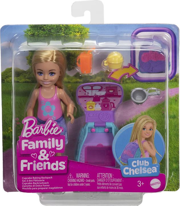 Actual product image Barbie Chelsea cupcake backpack