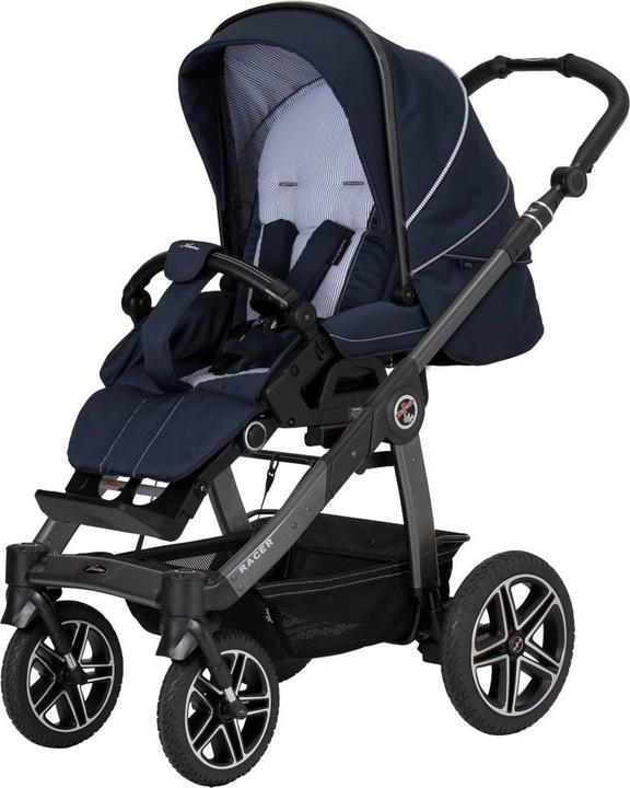 Actual product image Hartan Racer GTS with handbrake and folding carrycot