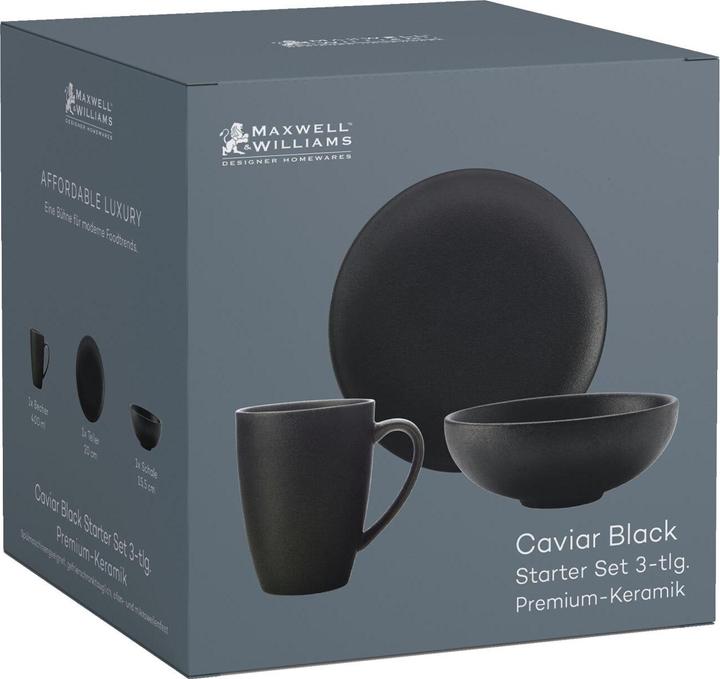 Produktbild Maxwell & Williams Starter-Set Caviar Black (1 Stück)