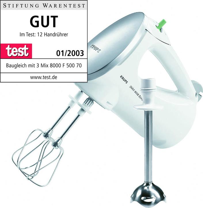 Produktbild Krups 3 Mix 8008 Silver (350 W)
