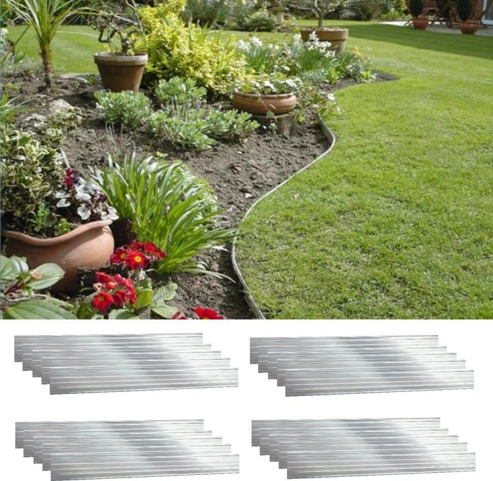 Image du produit Green Split Bordure de pelouse en aluminium Hauteur : 10-14 cm, longueur : 1- 30 m (3000 cm)