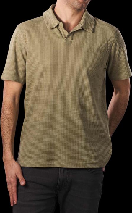 GANT PP Waffle SS Rugger aloe green (S)