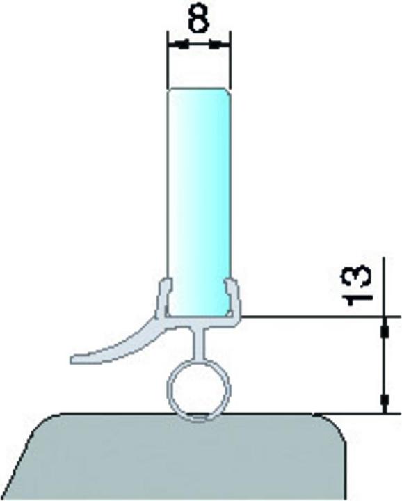Actual product image Pauli+Sohn Shower door seals