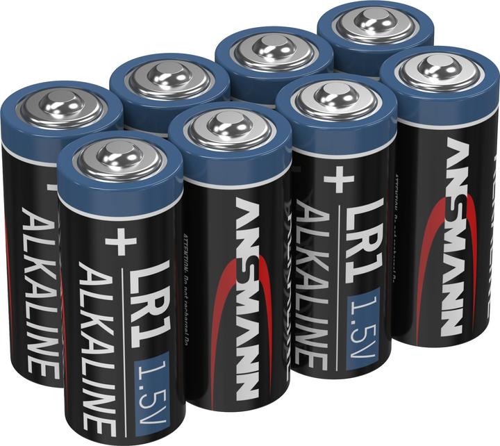 Produktbild Ansmann ANS 1520-0013 - Alkaline Batterie LR1 8er-Pack - Batterie (8 Stk., N)