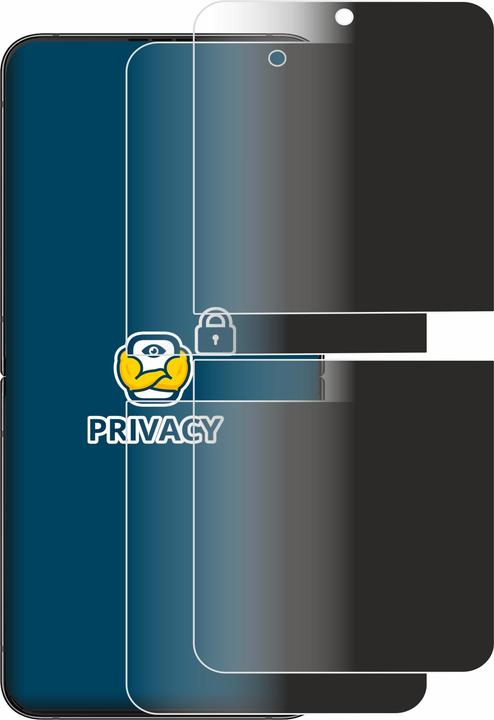 Actual product image BROTECT Anti-spy privacy film Blue light protection film (2 Piece, Samsung Galaxy Z Flip4)