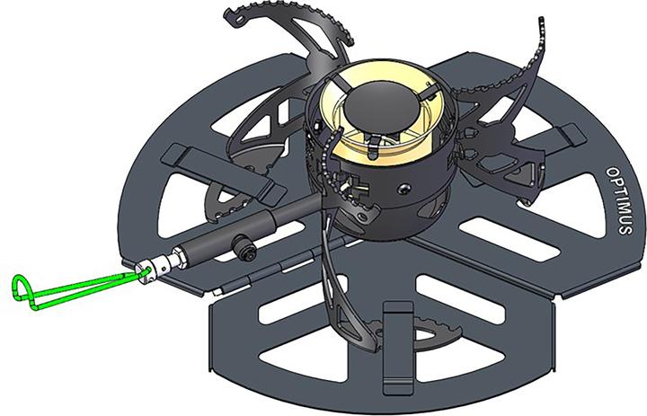 Actual product image Optimus Stove Stand for soft ground, 21 x 21 cm