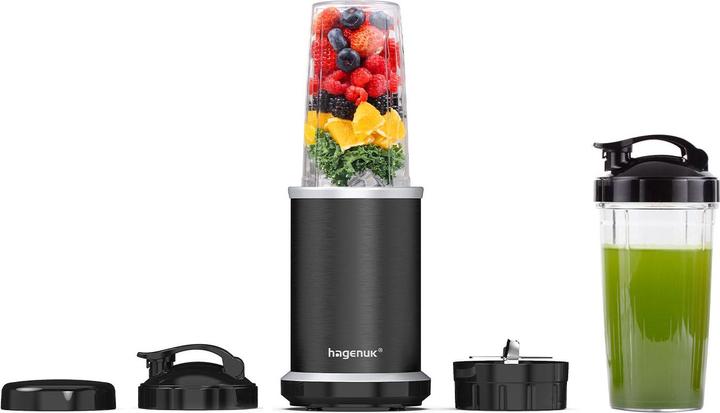Image du produit hagenuk Smoothies Maker mit To-Go Becher, 1000 W, schwarz (1000 W)
