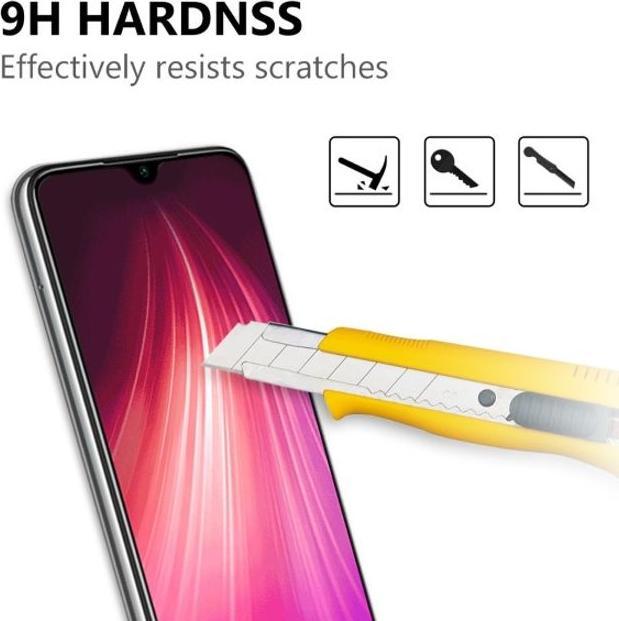 Actual product image MU Budget Protective glass screen protector (1 Piece, Xiaomi Redmi Note 8T)
