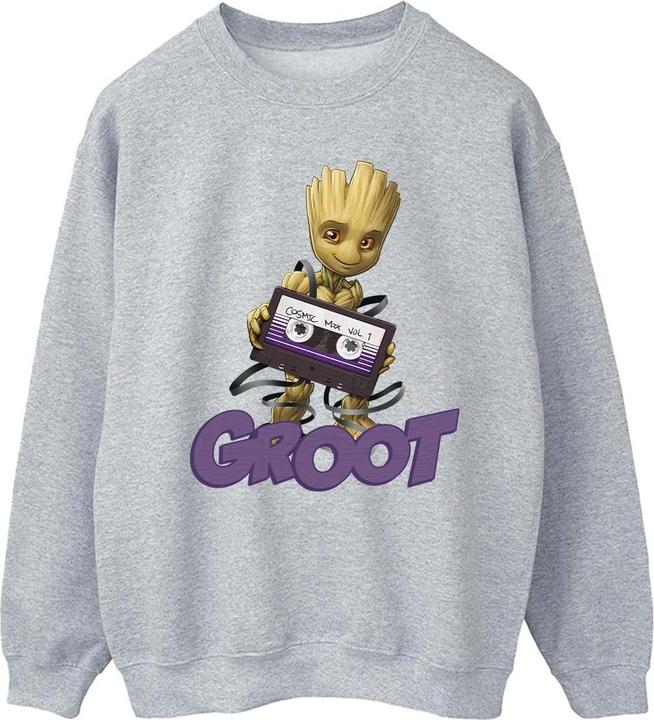 Actual product image Guardians of the Galaxy Mens Groot Casette Sweatshirt (L)