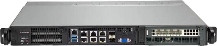 Actual product image Supermicro Barebone SuperServer 1U Intel Xeon D-2712T (4C/8T) 1.9 GHz SYS-110D-4C-FRDN8TP