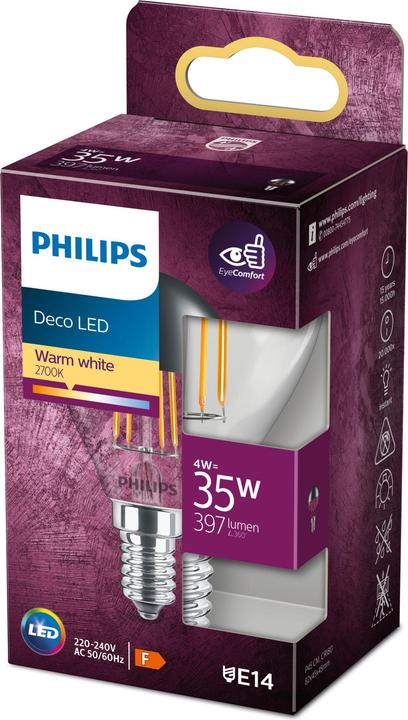 Actual product image Philips Lamp (E14, 4 W, 397 lm, 1 x, F)