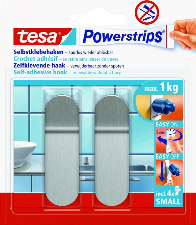 Produktbild tesa Powerstrips Haken SMALL Metall