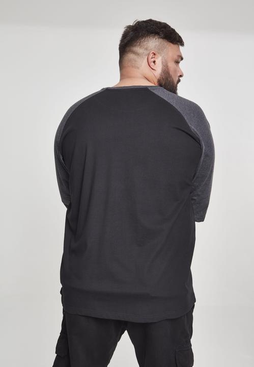 Actual product image Urban Classics Contrast 3/4 Sleeve Raglan Tee (3XL)