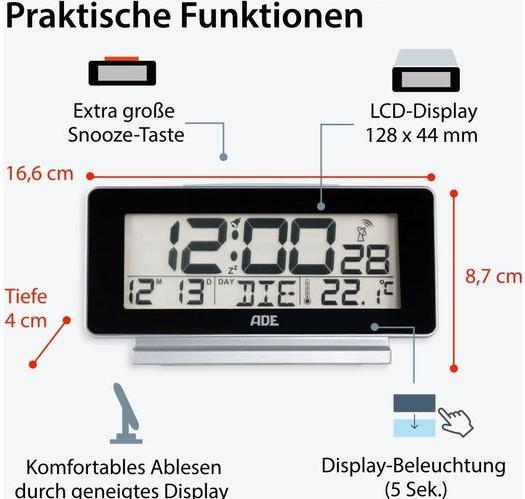 Immagine prodotto ADE Sveglia digitale