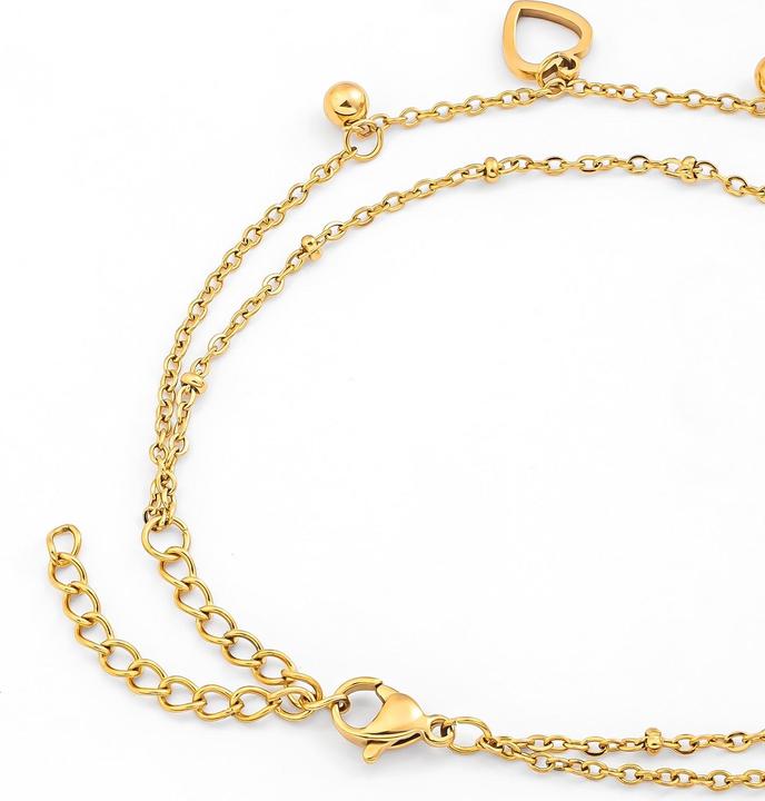 Immagine prodotto Sensora Jewelry Braccialetto con charm a forma di cuore (Acciaio inossidabile)