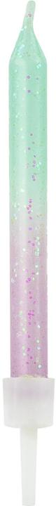 Actual product image Partydeco Candles 6cm glitter mermaid (20pcs) (20 pcs.)