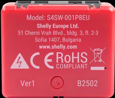 Produktbild Shelly 1PM Mini Gen4 (Heizungsaktor)