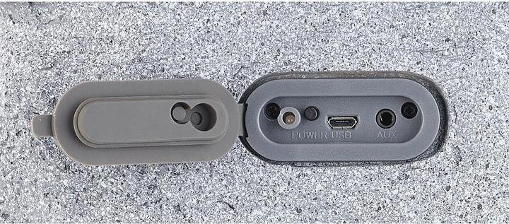 Image du produit Auvisio Enceintes de jardin et d'extérieur en design de pierre (6 h, Fonctionnement sur batterie)
