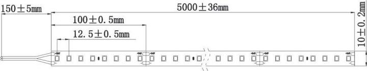 Produktbild Barthelme Basic 80 51541328 LED-Streifen EEK: F (A - G) mit offenem Kabelende 24V 5m Warmweiss (Weiss, 500 cm, Indoor)
