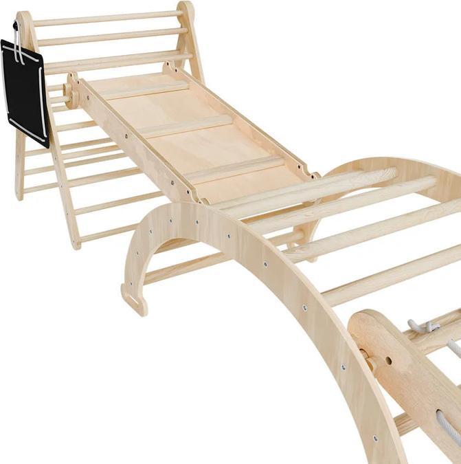 Immagine prodotto Juskys Kletterdreieck Movario Vielseitiges Indoor-Klettergerüst