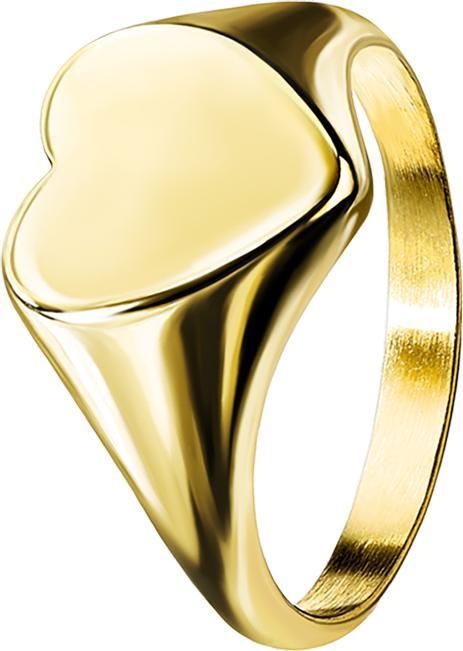 Produktbild Star Piercing Ring vergoldet Herz flach (55, 925 Silber)